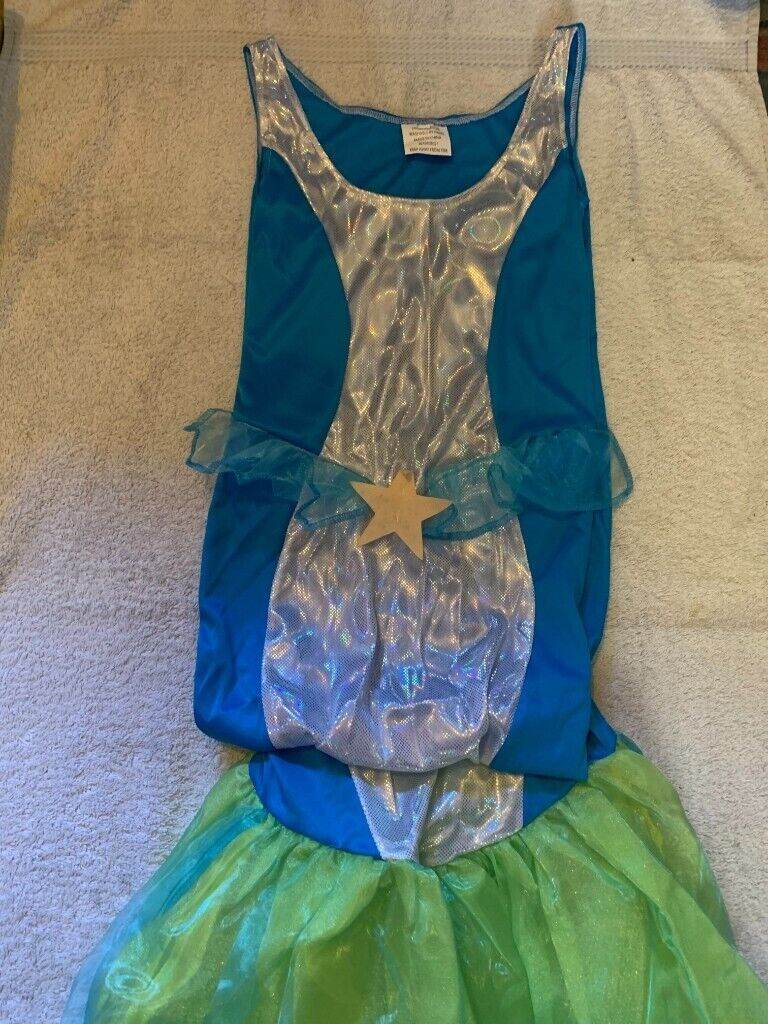 New Child Mermaid Dressing Up Outfit Age 7-9 Years IP1