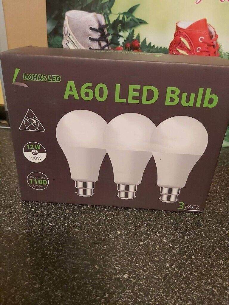 LOHAS A60 Bayonet LED Light Bulb 6000k 