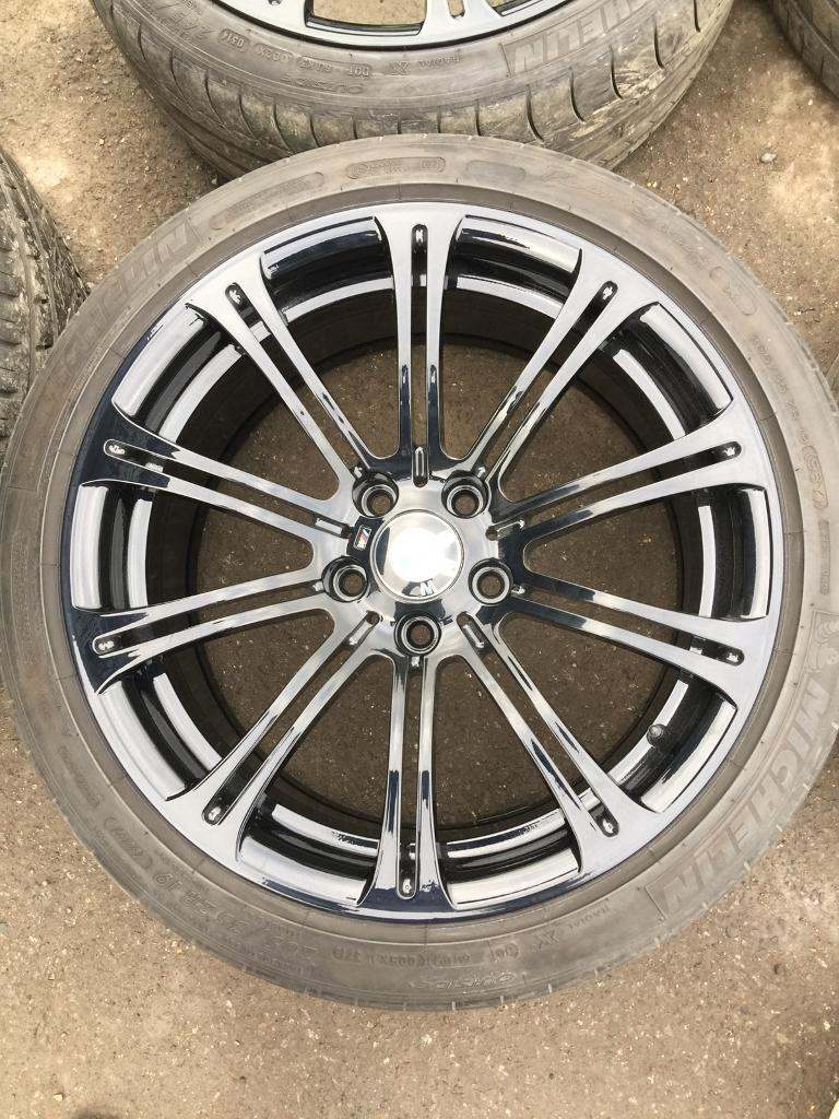 BMW E90 E92 E93 M3 19” Alloy Wheels in Gloss Black