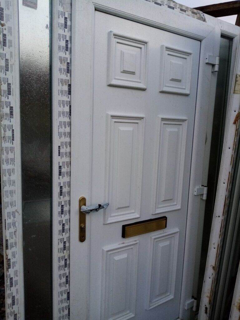 Reurbished PVC Door with Side Panel for Sale