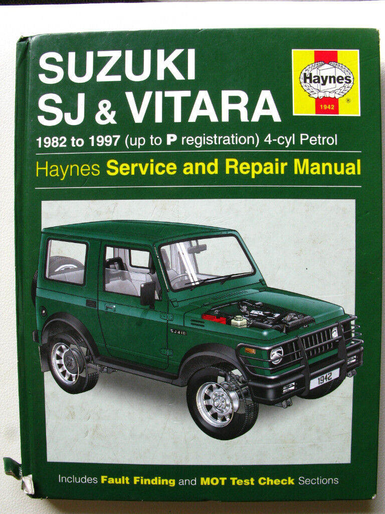 Suzuki SJ & Vitara Haynes workshop manual