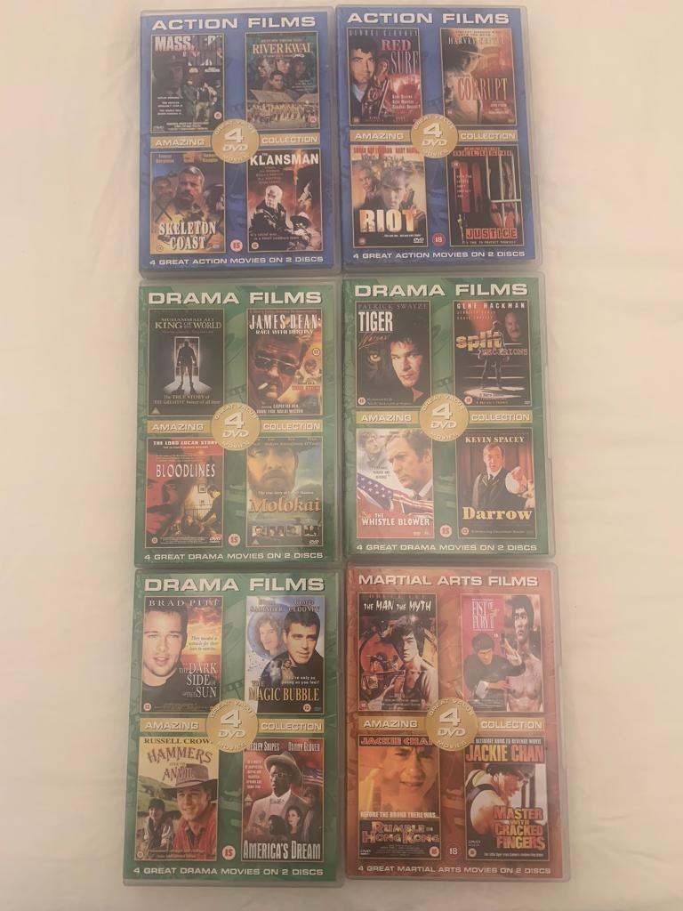 DVD bundle - 6 DVDs/24 films 