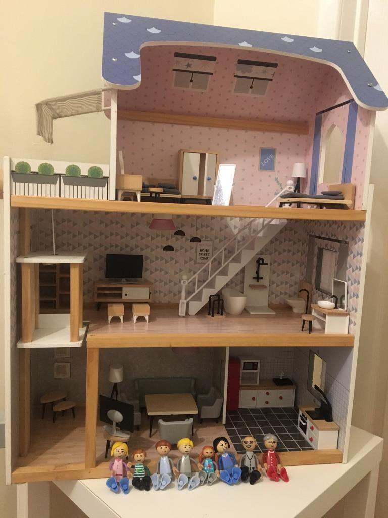 Wooden Delta Sports Dolls House