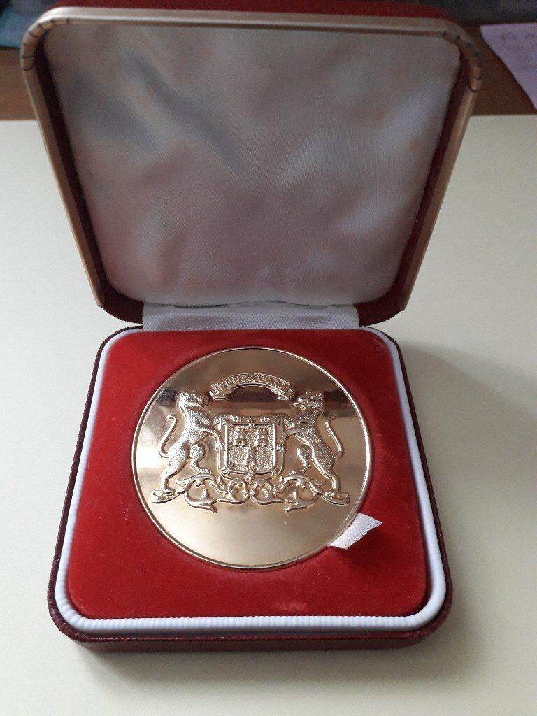 Medal Presented by Councillor R.A. Robertson