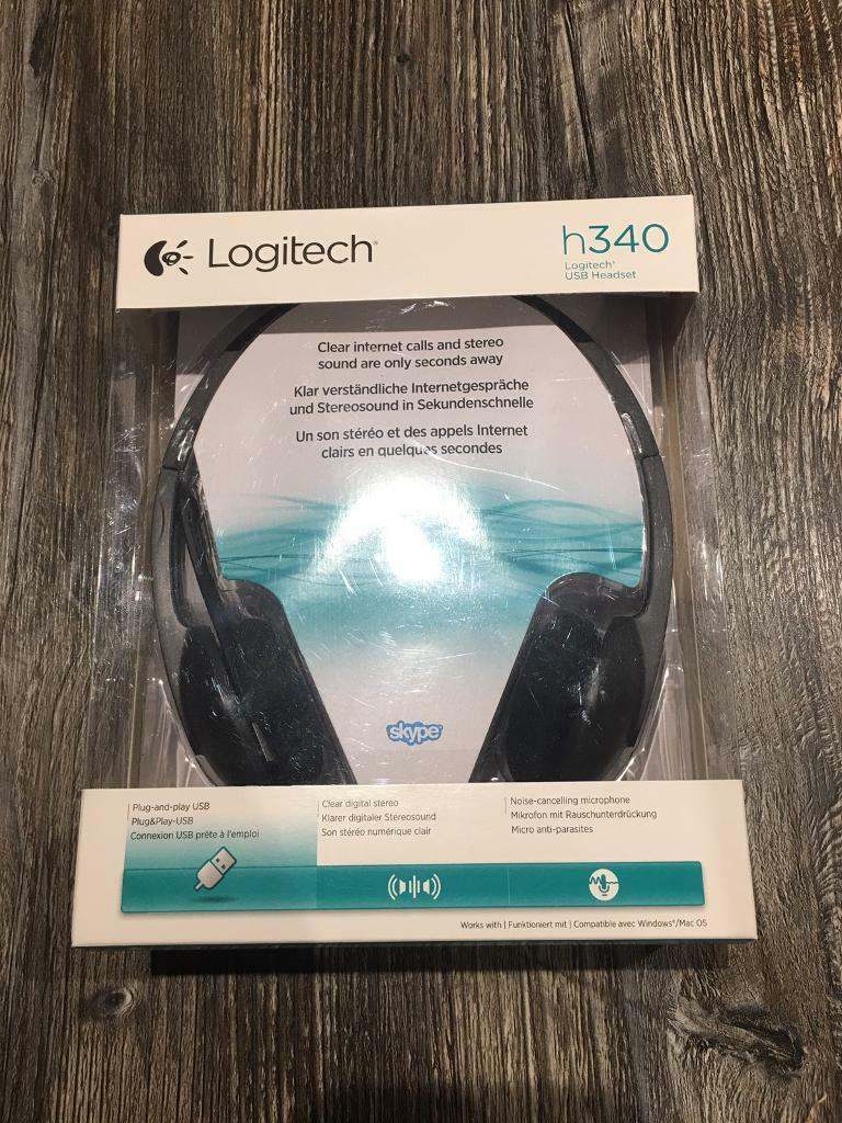Logitech H340 Lightweight USB Headset (New)