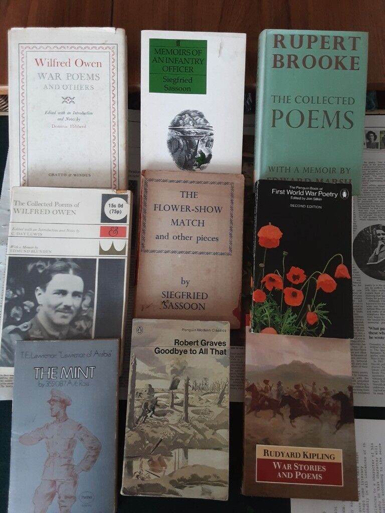 English Literature The War Poets .
