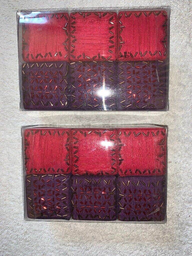 2 x Boxes of Miniature Fabric Gift Boxes IP1