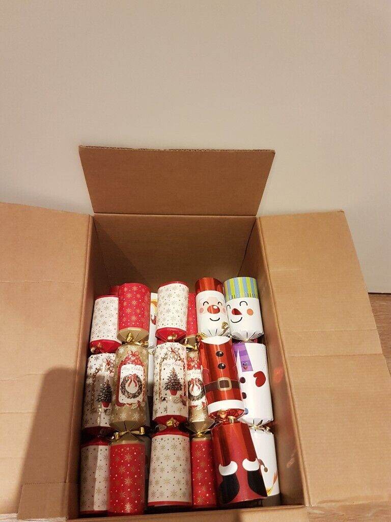 Box of  New Christmas Crackers 