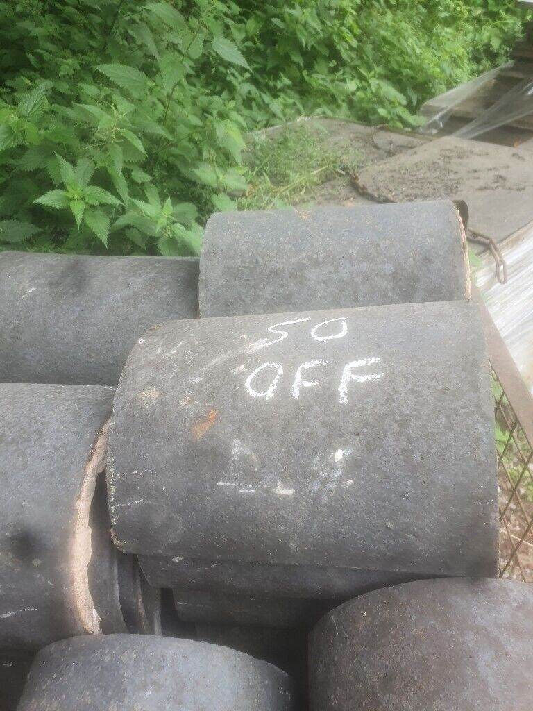 Staffordshire Blue Reclaimed Roof Ridge tiles Large Amounts 