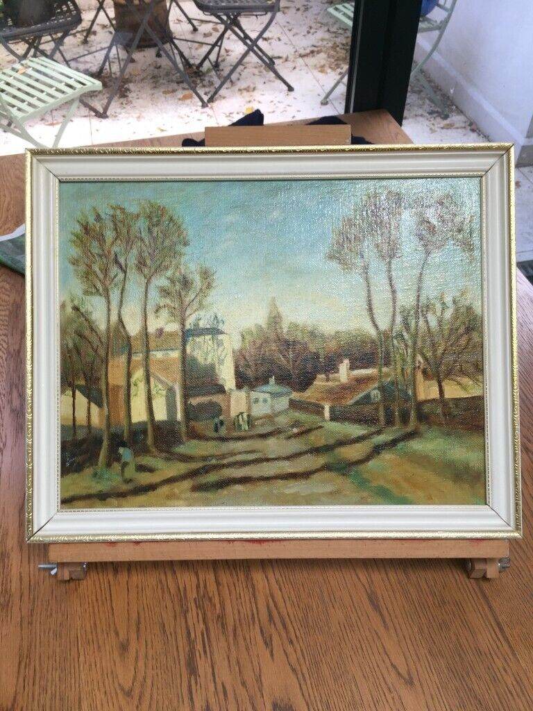 Original Impressionist painting oil on artist board