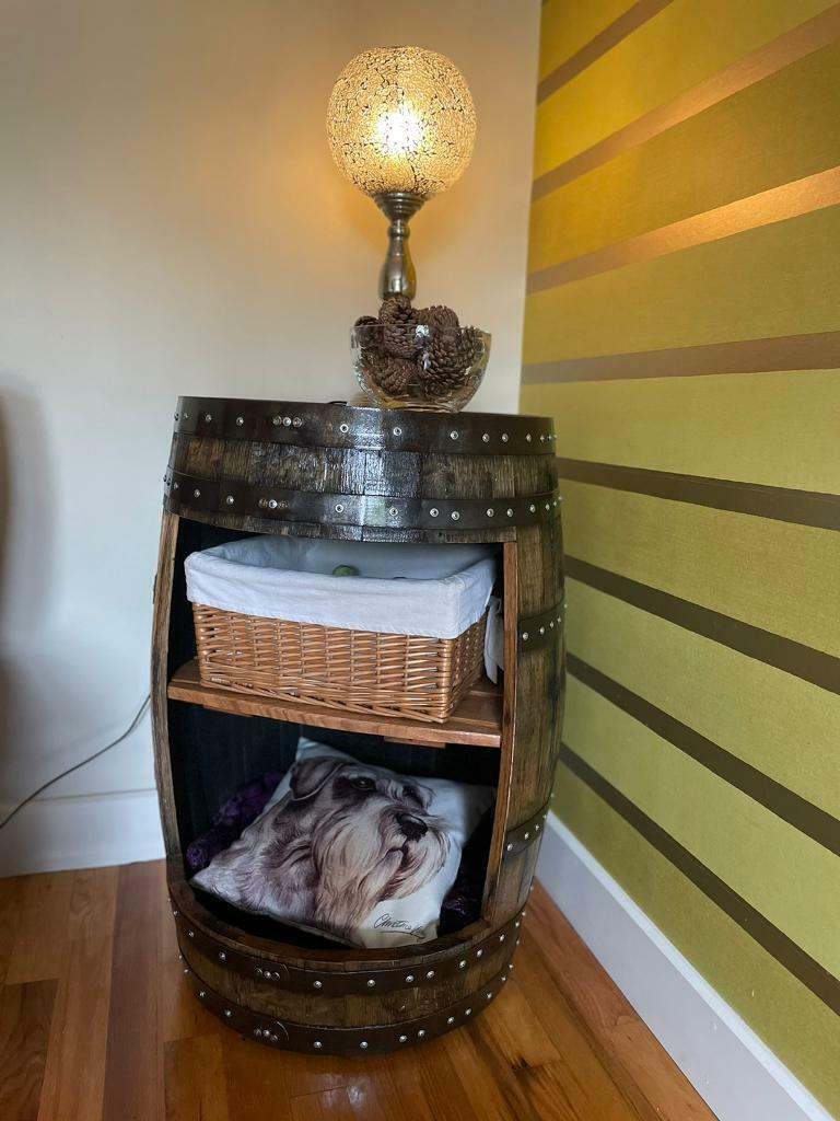 Display/ drinks cabinet solid oak 