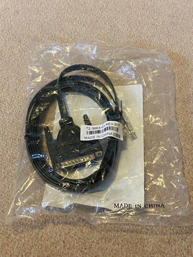 Cisco CAB-AUX-RJ45= Auxiliary Cable Adapter 8ft with RJ-45 and DB-25 Male