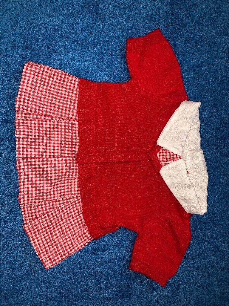 BABW Build A Bear Red School Uniform Dress IP1