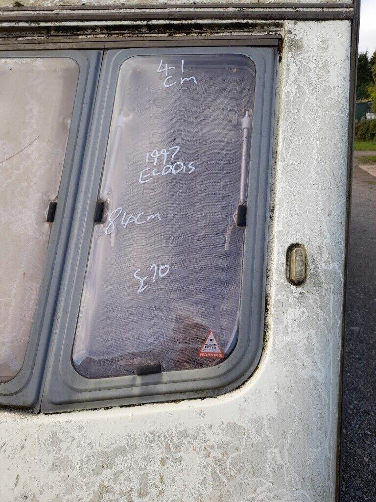1997 elddis caravan nearside window 