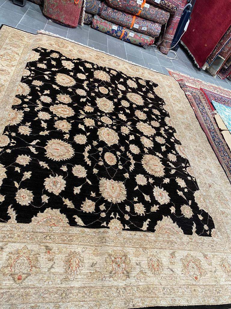 Afghan Ziegler hand knotted wool rug 