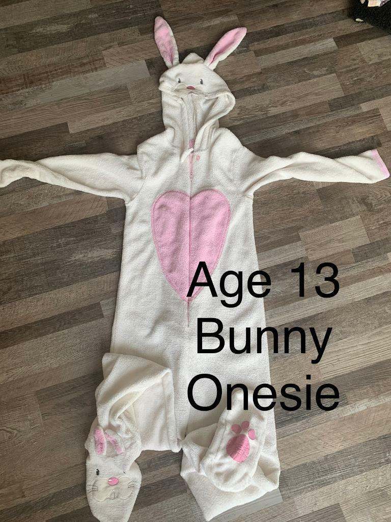 Age 13 years bunny Easter onesie pjs world book day