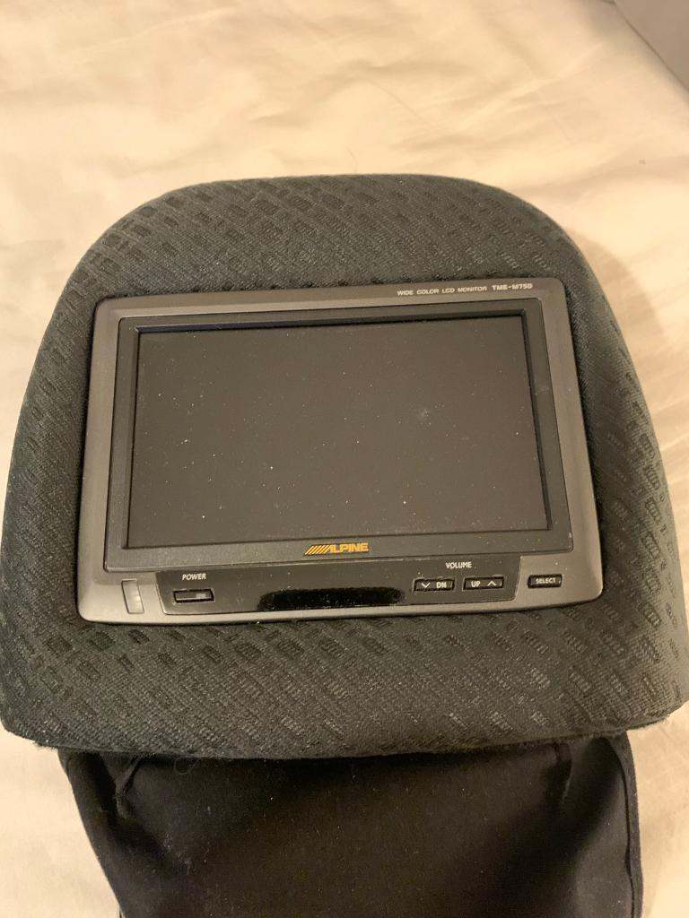 Alpine headrest screens 