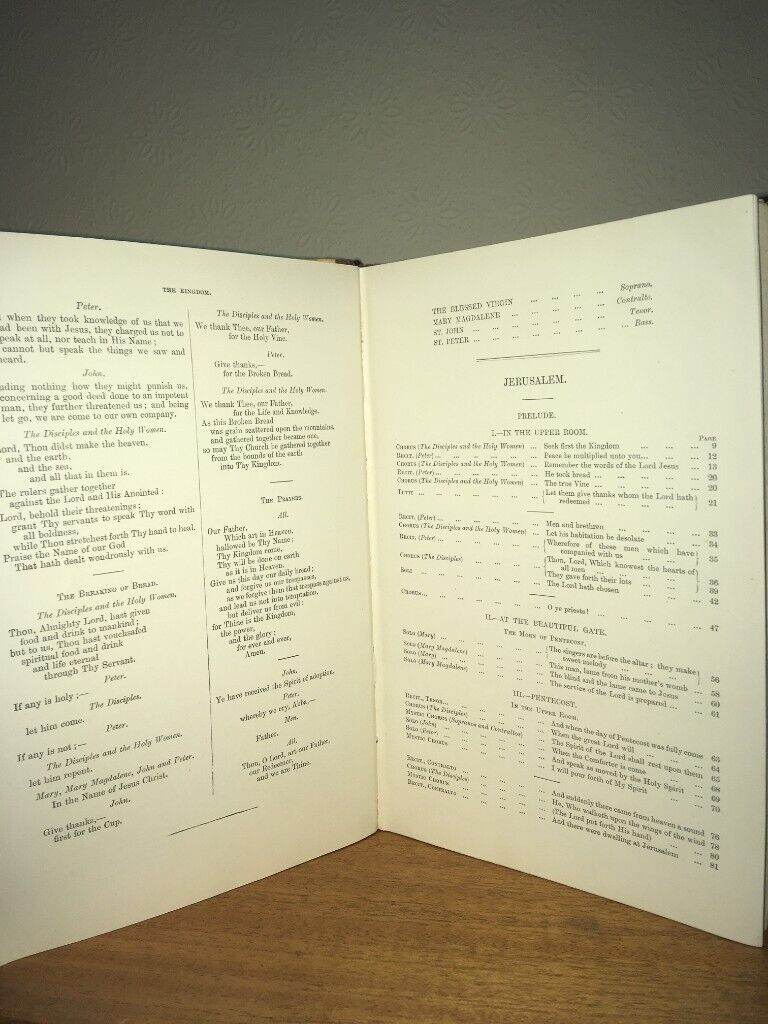 The Kingdom. An Oratorio. Edward Elgar Undated. Novello & Co.