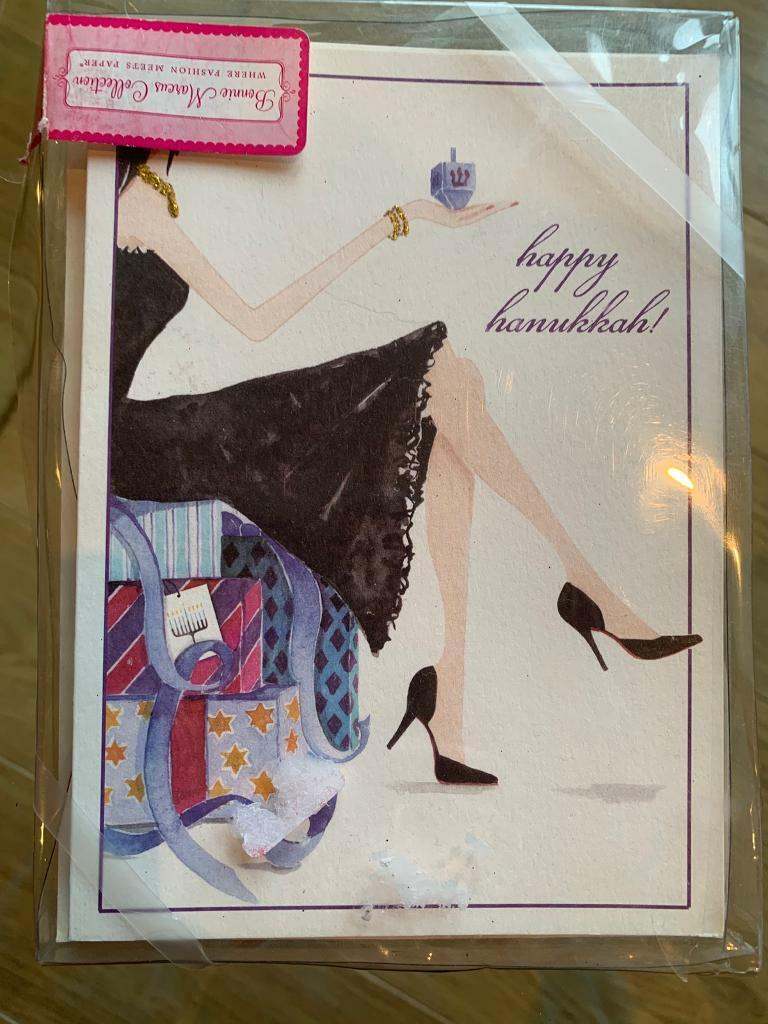 BONNIE MARKUS HAPPY HANUKKAH CARDS  RRP - £12.95
