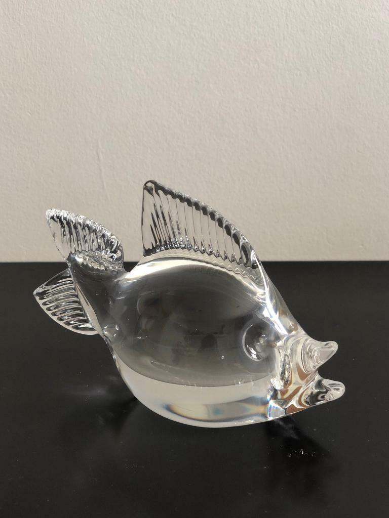 Glass Fish Paperweight