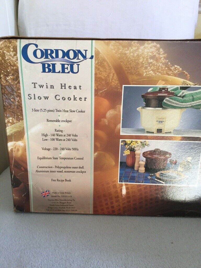 Cordon bleu Slow cooker in box never used