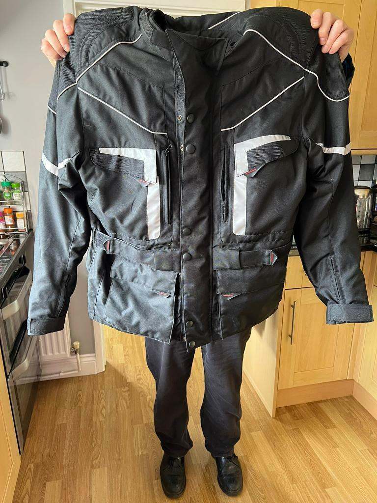Crane motorbike jacket and matching trousers