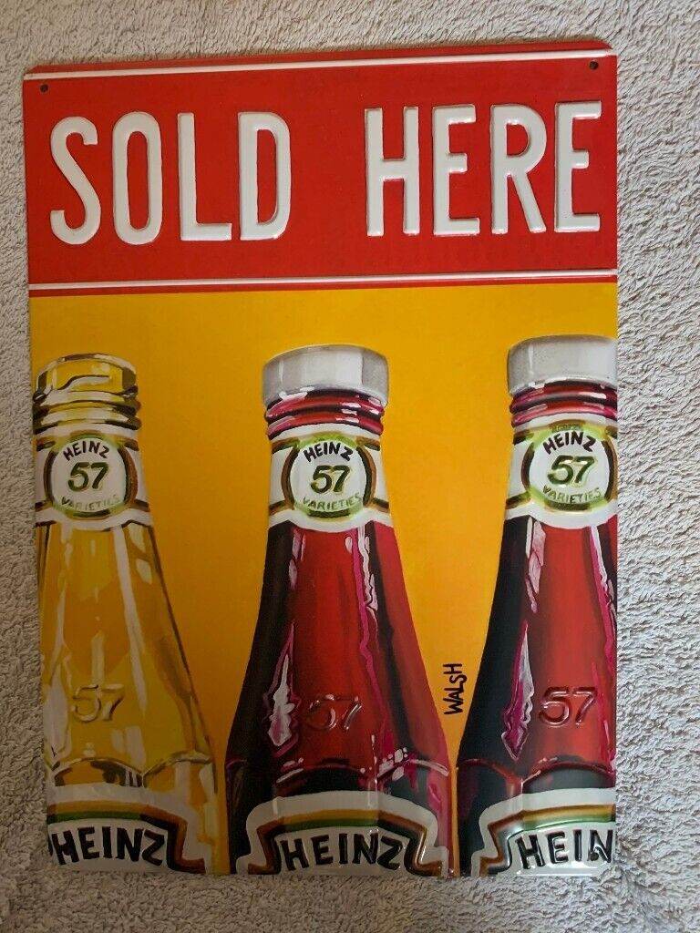 New Metal Heinz 57 Advertising Sign IP1