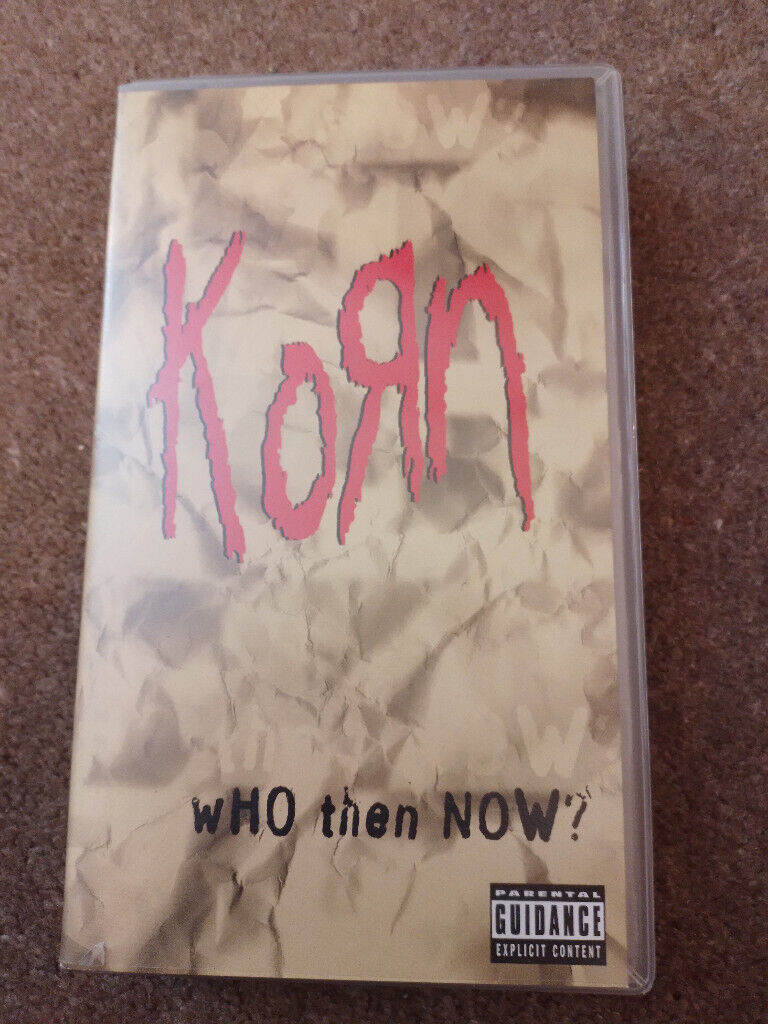 VHS KORN MUSIC VIDEO (VINTAGE 1997) - 'WHO THEN NOW?' COLLECTIBLE