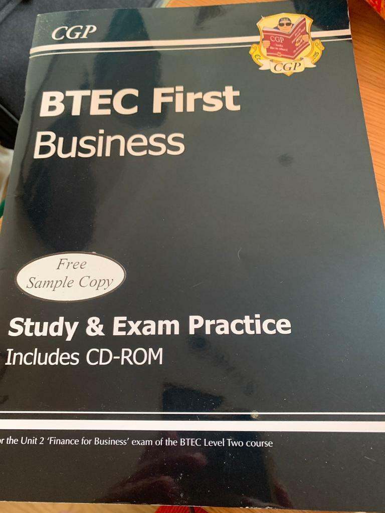 BTEC First in Business - Study & Exam Practice with CD-ROM by CGP Books (Paperba