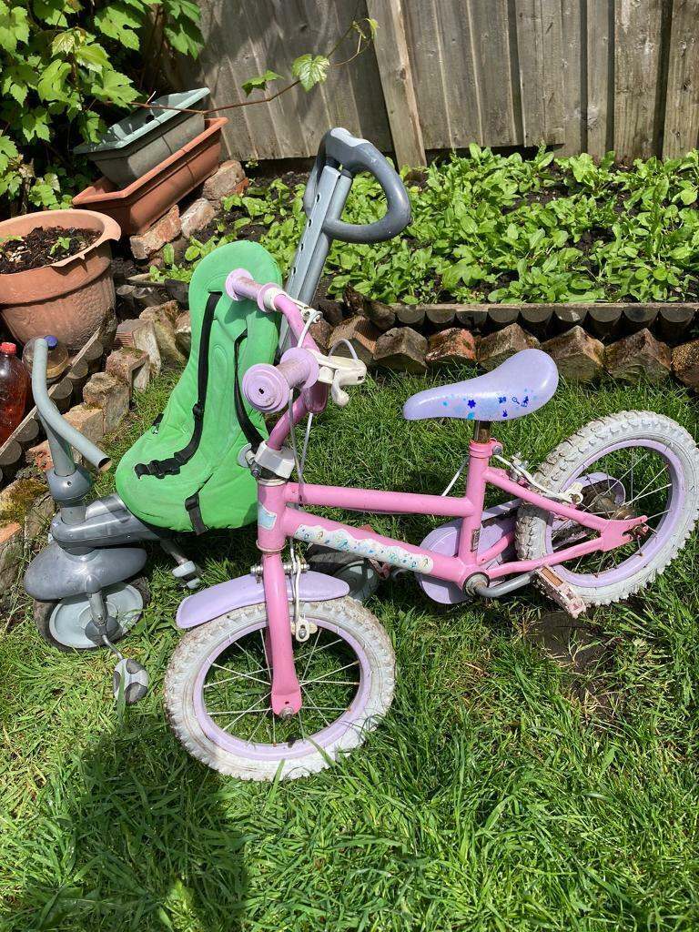 Child bike & scooter & Push Chair & food table