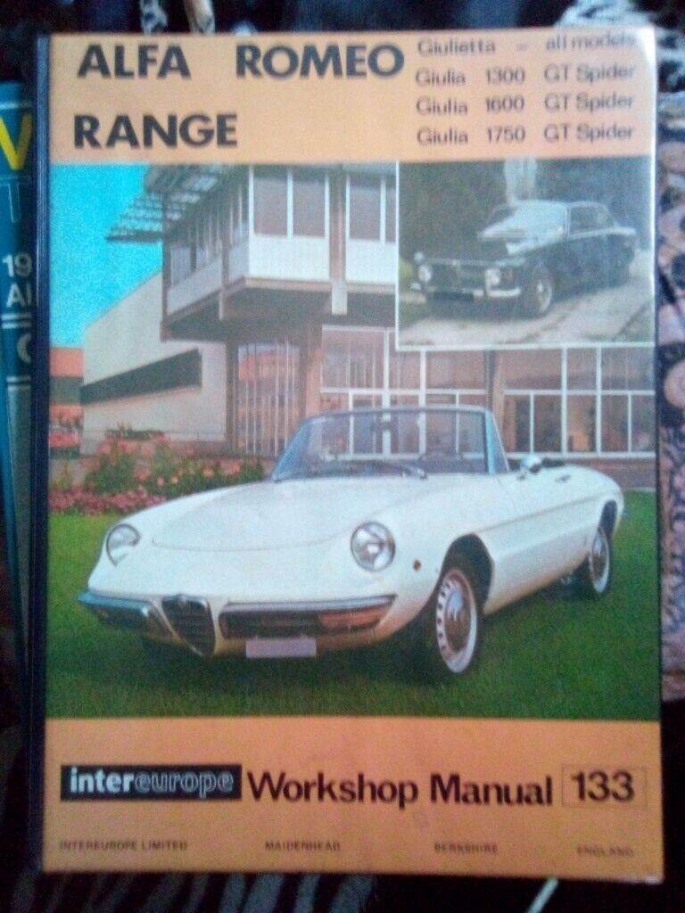INTEREUROPE ALFA ROMEO WORKSHOP MANUAL