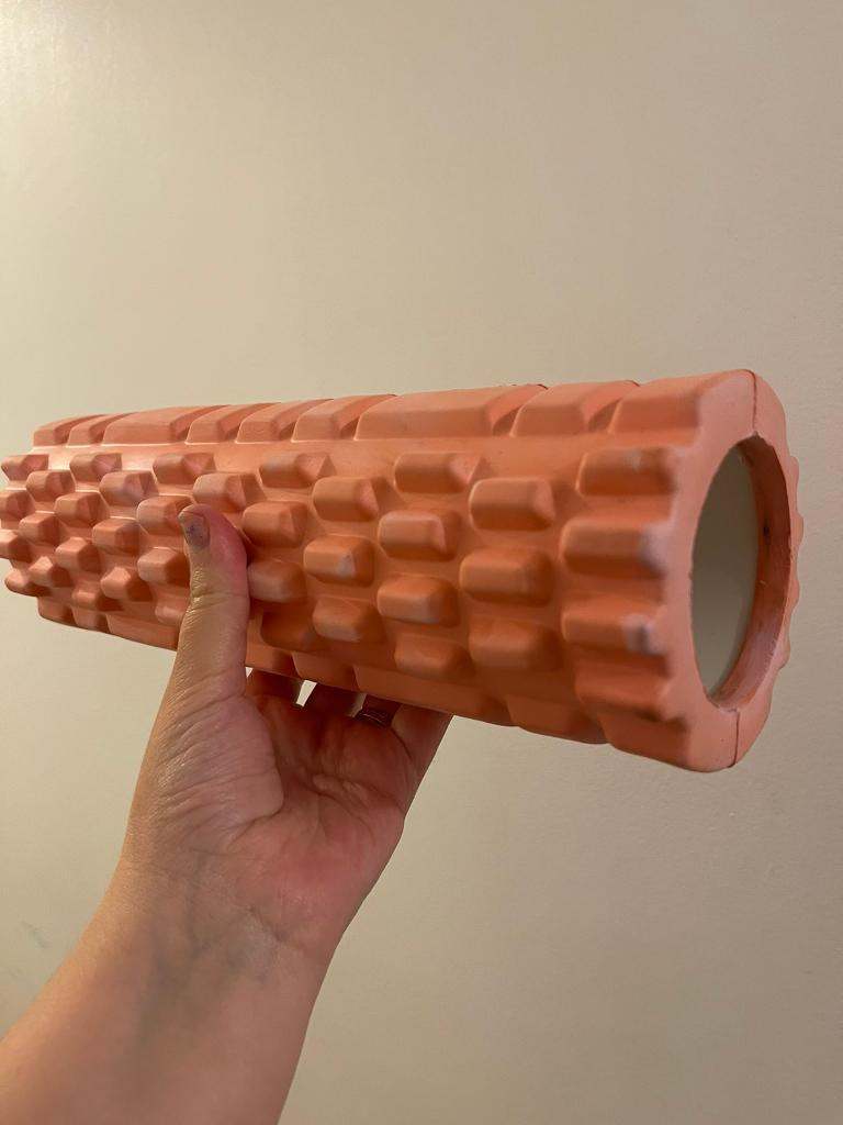 FOAM ROLLER MASSAGE-WARP pink exercise roller