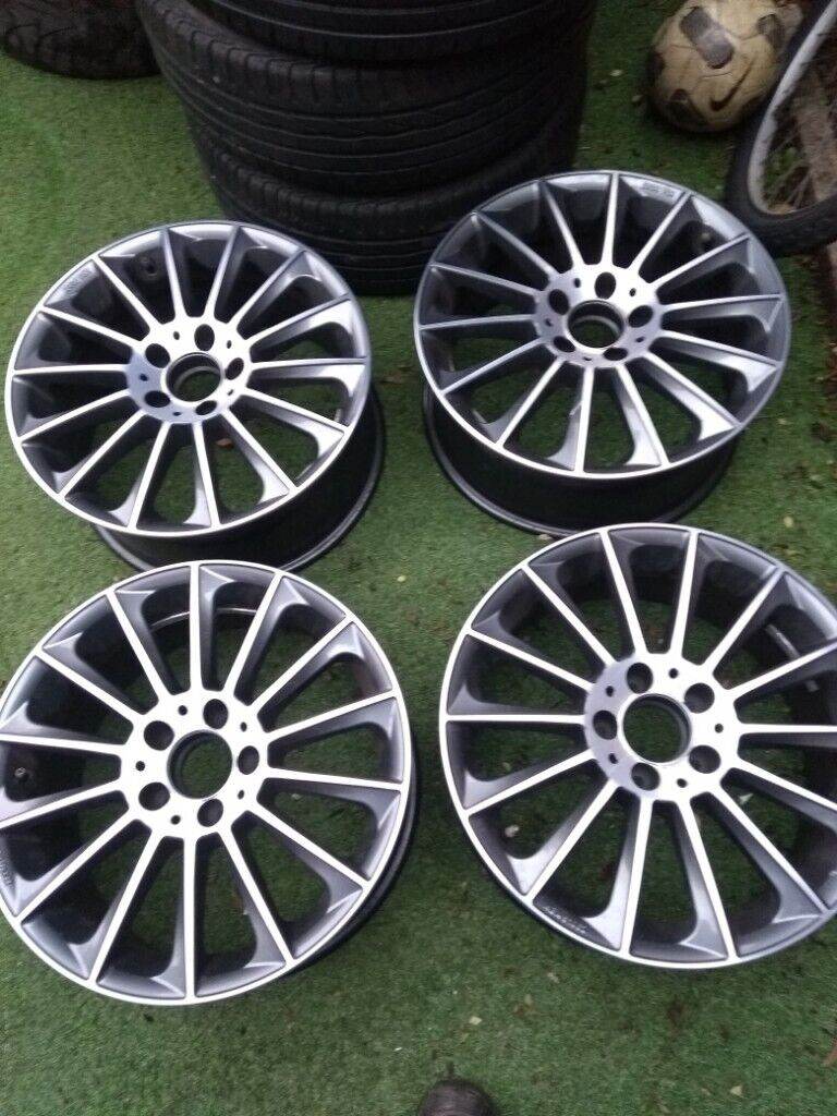 Mercedes 17 Inch Alloy Wheels in Immaculate Condition Sold individually in West London 