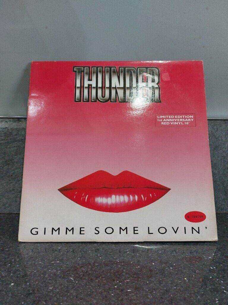 Thunder 3 vinyl records £15