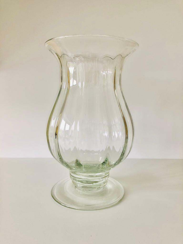 Large Hand Blown Glass Vase