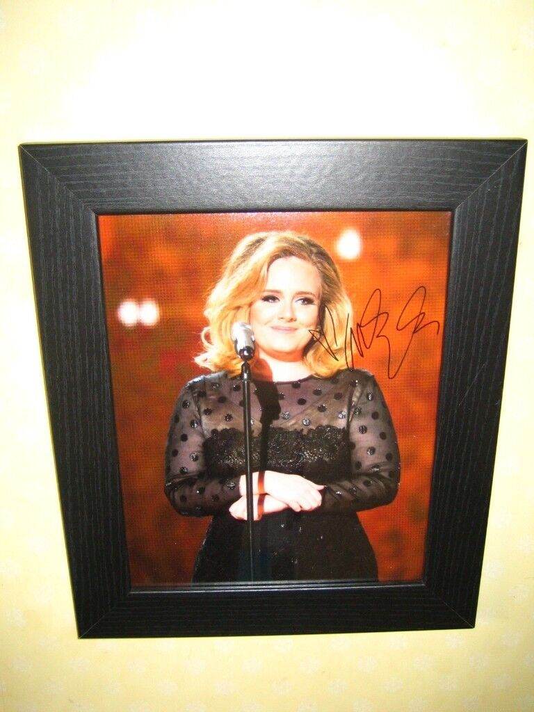 Collection of Hand Signed Celebrity Framed Photographs Music Sport Films Theatre + Certificates NEW