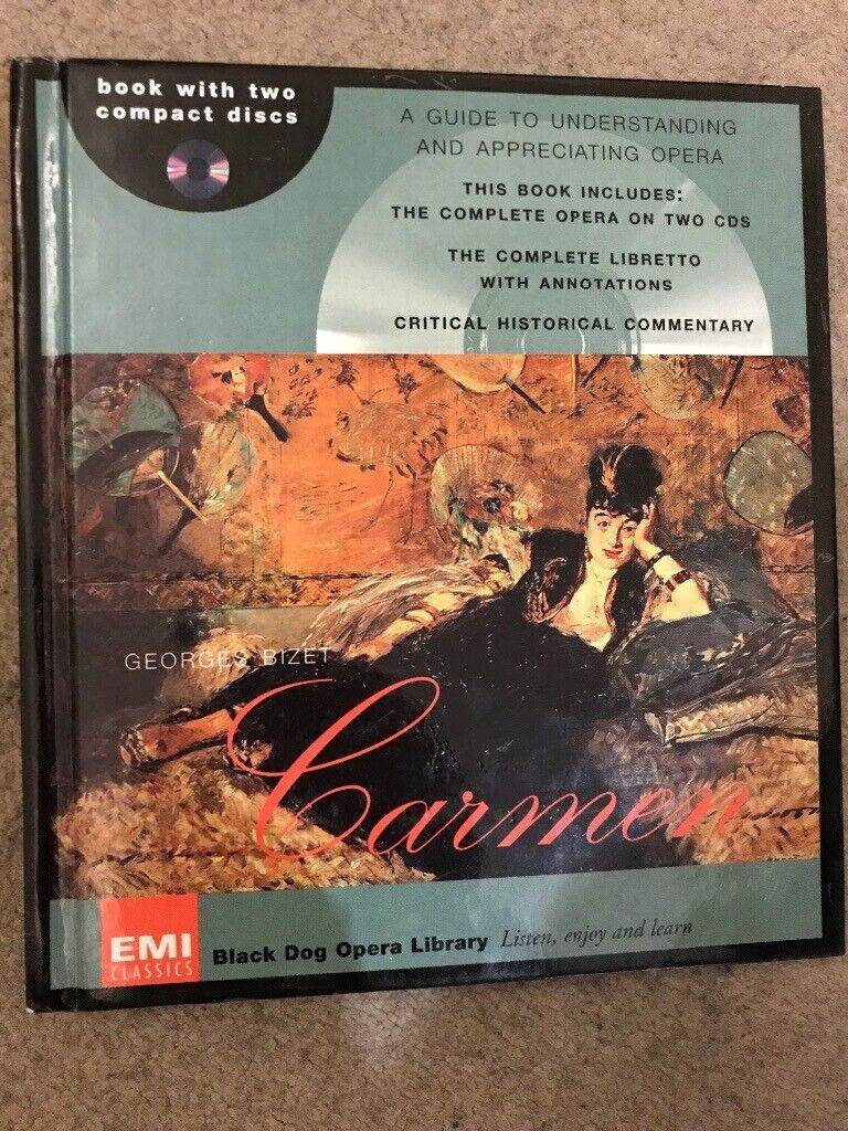 Carmen - two CD's and substantial book, EMI Black Dog edition.