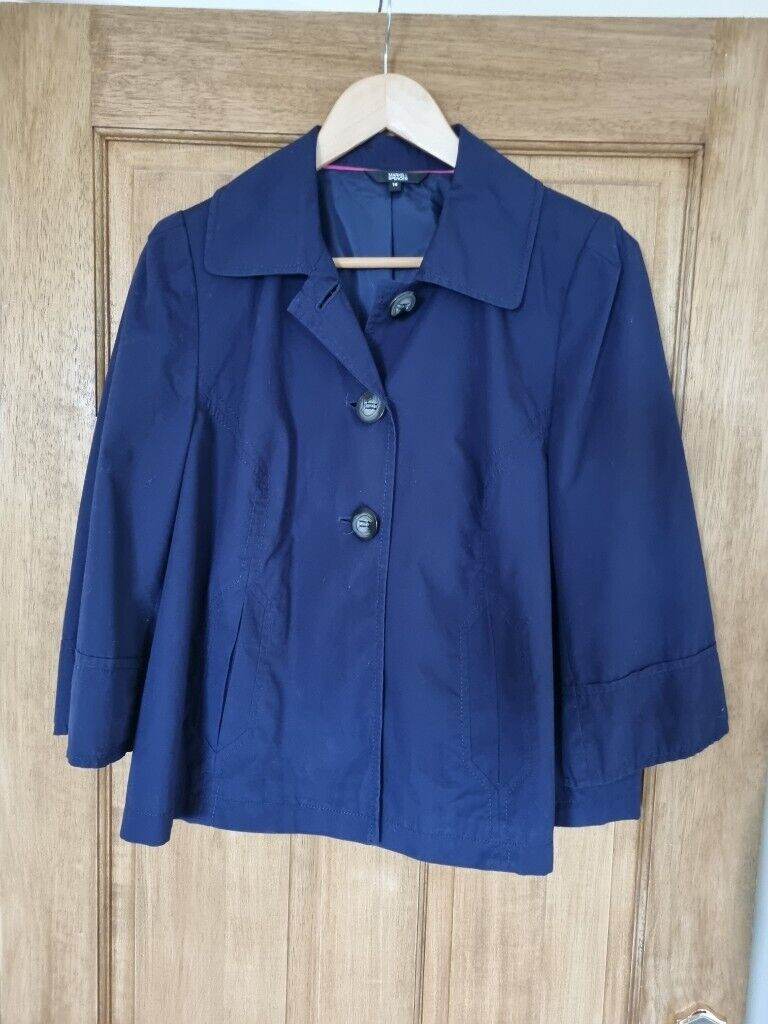 M & S Navy Waterproof Jacket