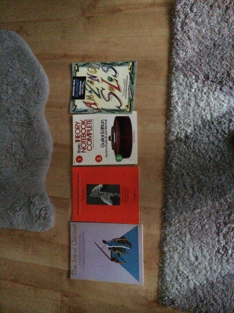 image for 3 Clarinet books, full of tunes. also learn to play guitar book