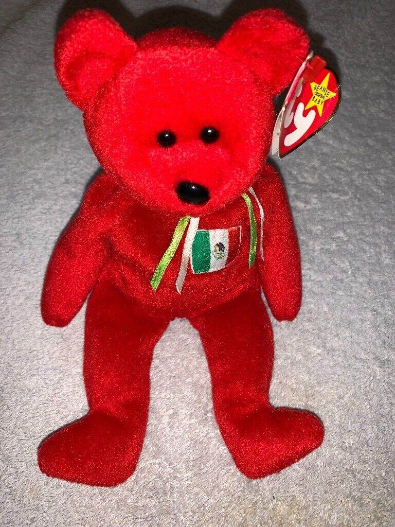 TY Beanie Bear - Osito Mexico 1999 IP1