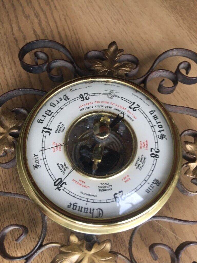a Barometer to Predict Weather. A nice antique item