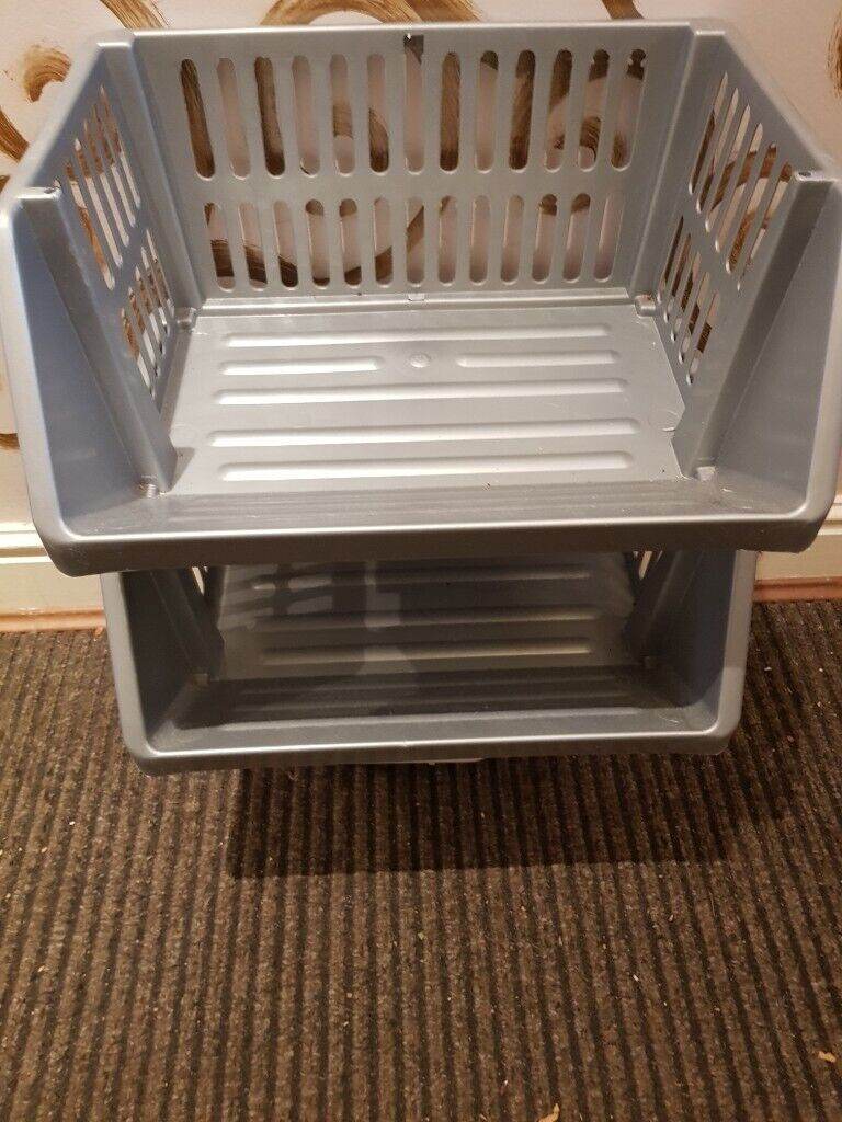 As new 2 X storage  basket for kitchen stuff spotless condition 