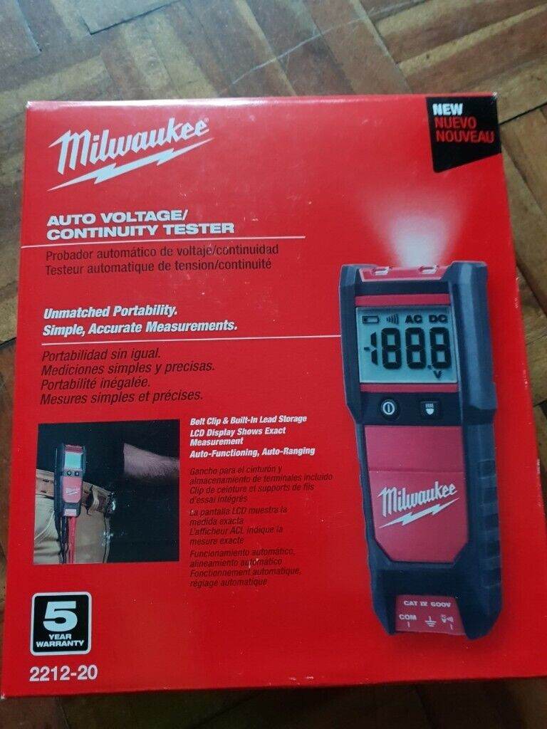 Milwaukee 2212-20 / 600 V Voltage Continuity Digital Meter Water Resistance 2025