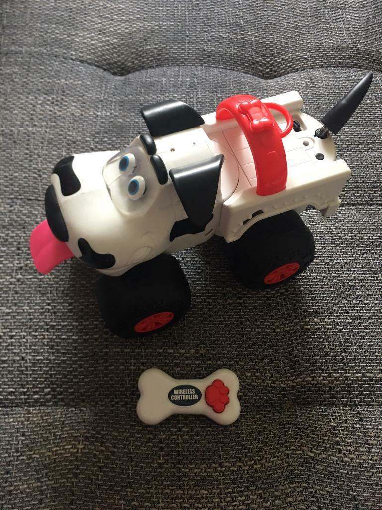 Dog toy car with remote control.🐶