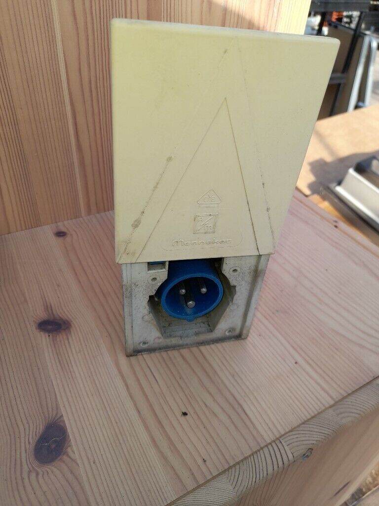 Caravan external hook up socket