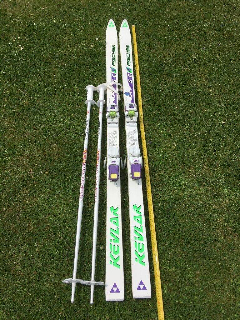 Skis FISCHER KEVLAR SC4, poles, extras. *REDUCED*