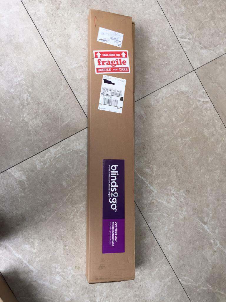 Blinds2Go Super White 50mm Width Fauxwood Standard Ladderstring Venetian Blinds 888mm x 1610mm