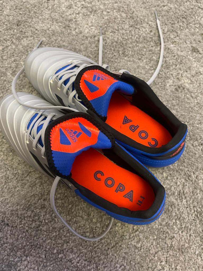 Football Adidas trainers size 8.5