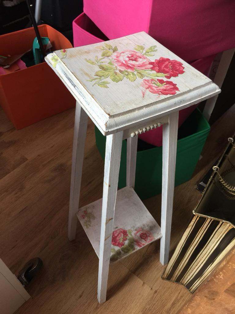 Shabby chic plant pot holder. Display Shelf. 
