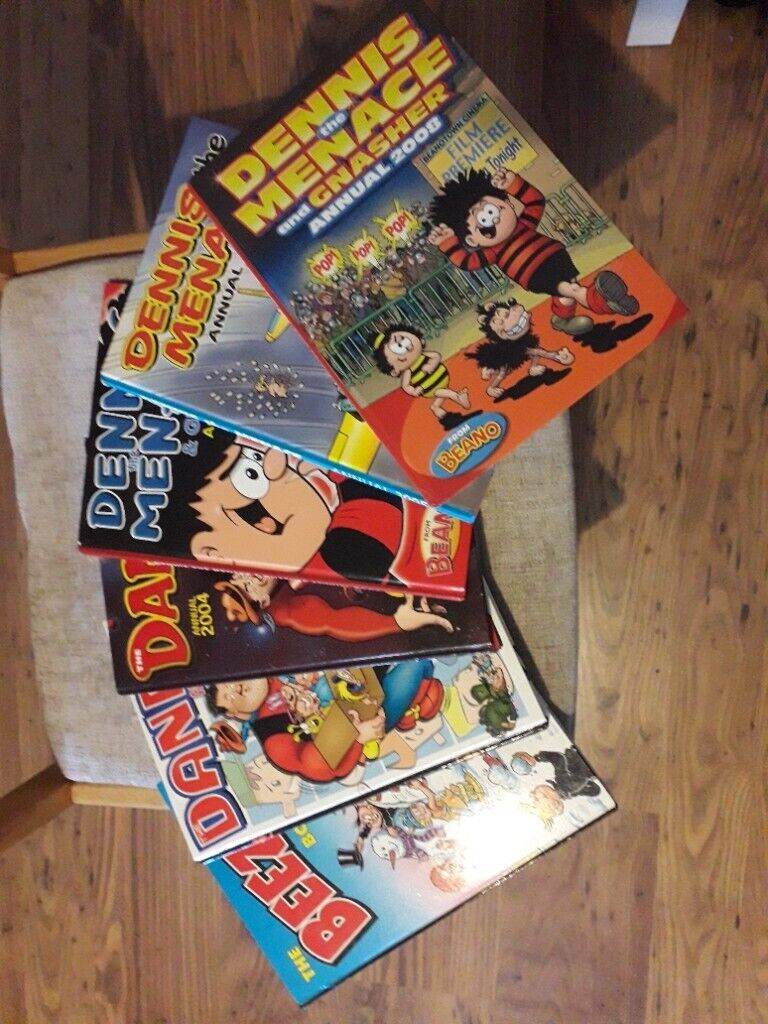 DENNIS THE MENACE,DANDY AND BEEZER ANNUALS